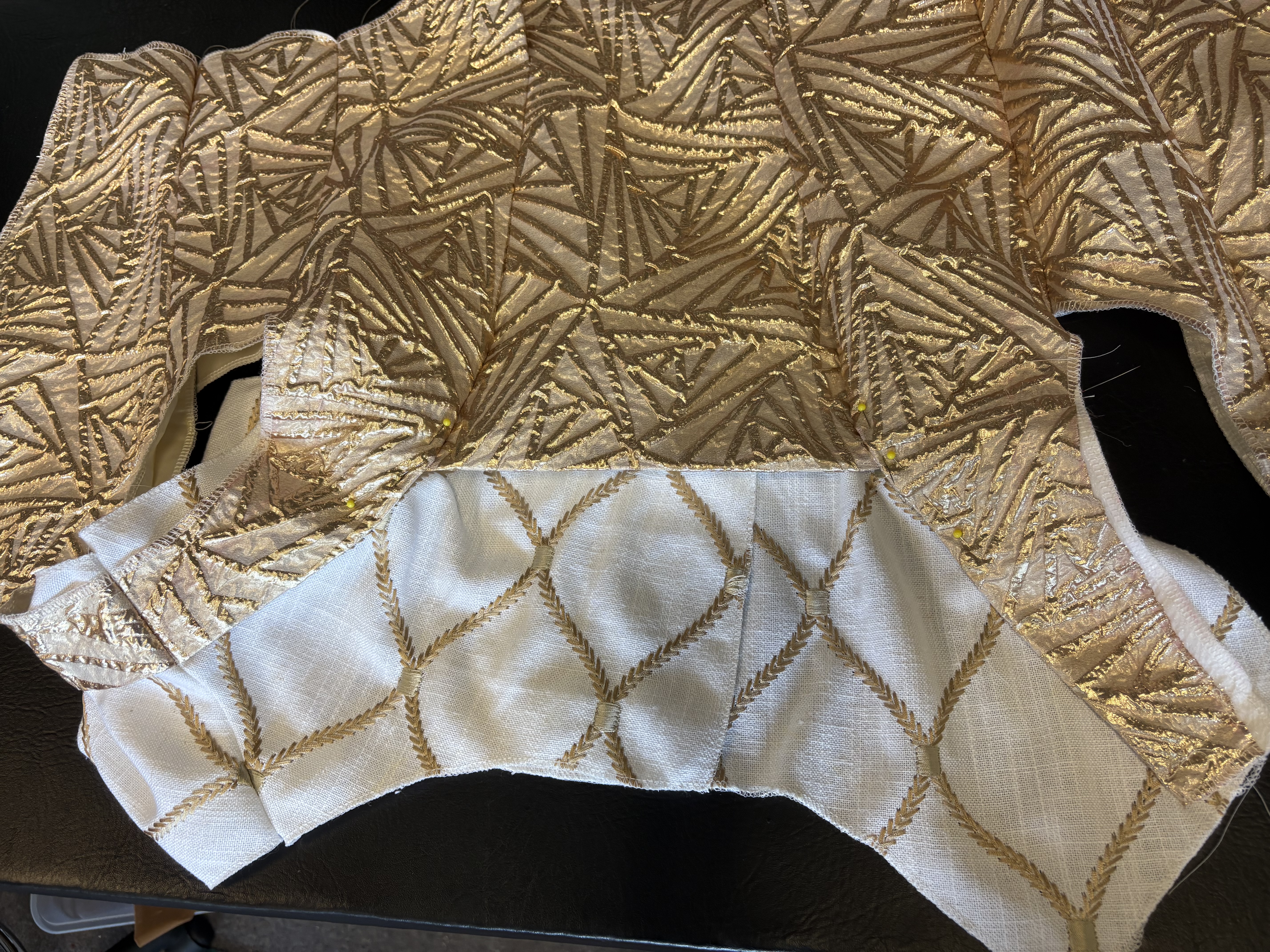 in progress bodice